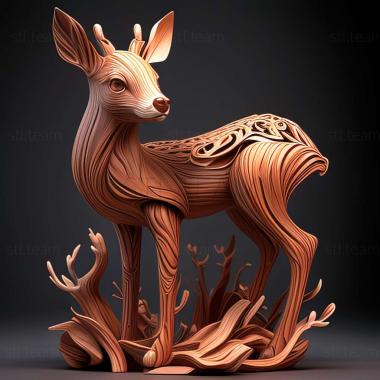 3D model HunterBambi (STL)